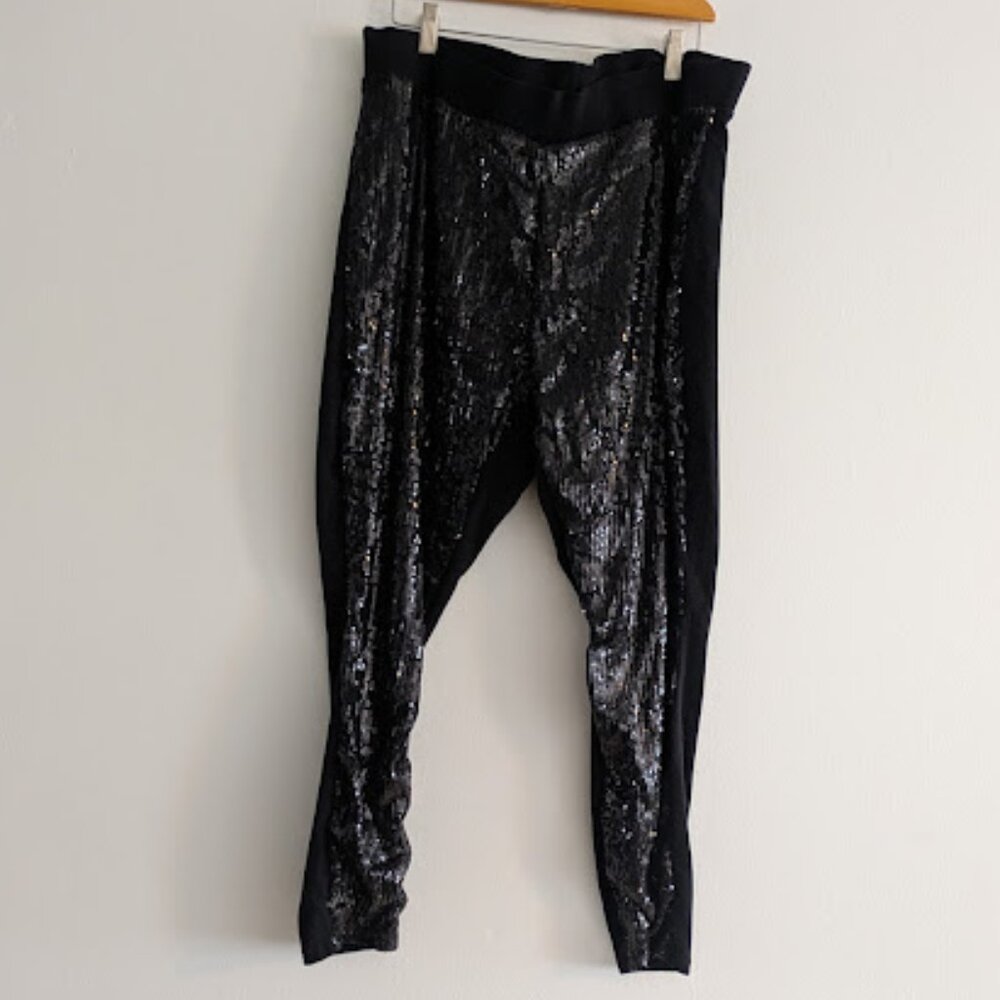 Torrid Black Skinny Sequin Pants Size 3/3X